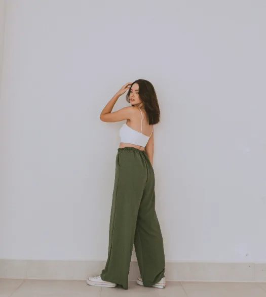 High-Waist Wide-Leg Pants